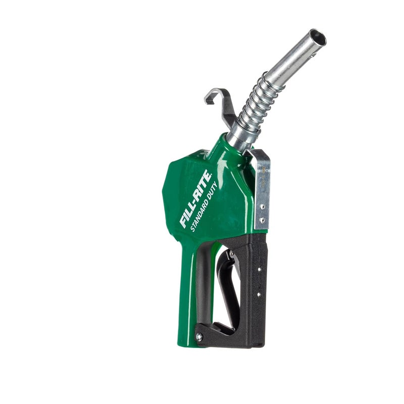 FILL RITE SDN075GAN ¾" 3 to 15 GPM Automatic Standard Duty Fuel Transfer Nozzle, Green - For Gasoline, Diesel, Biodiesel up to B20, E15 & Kerosene - Image 1